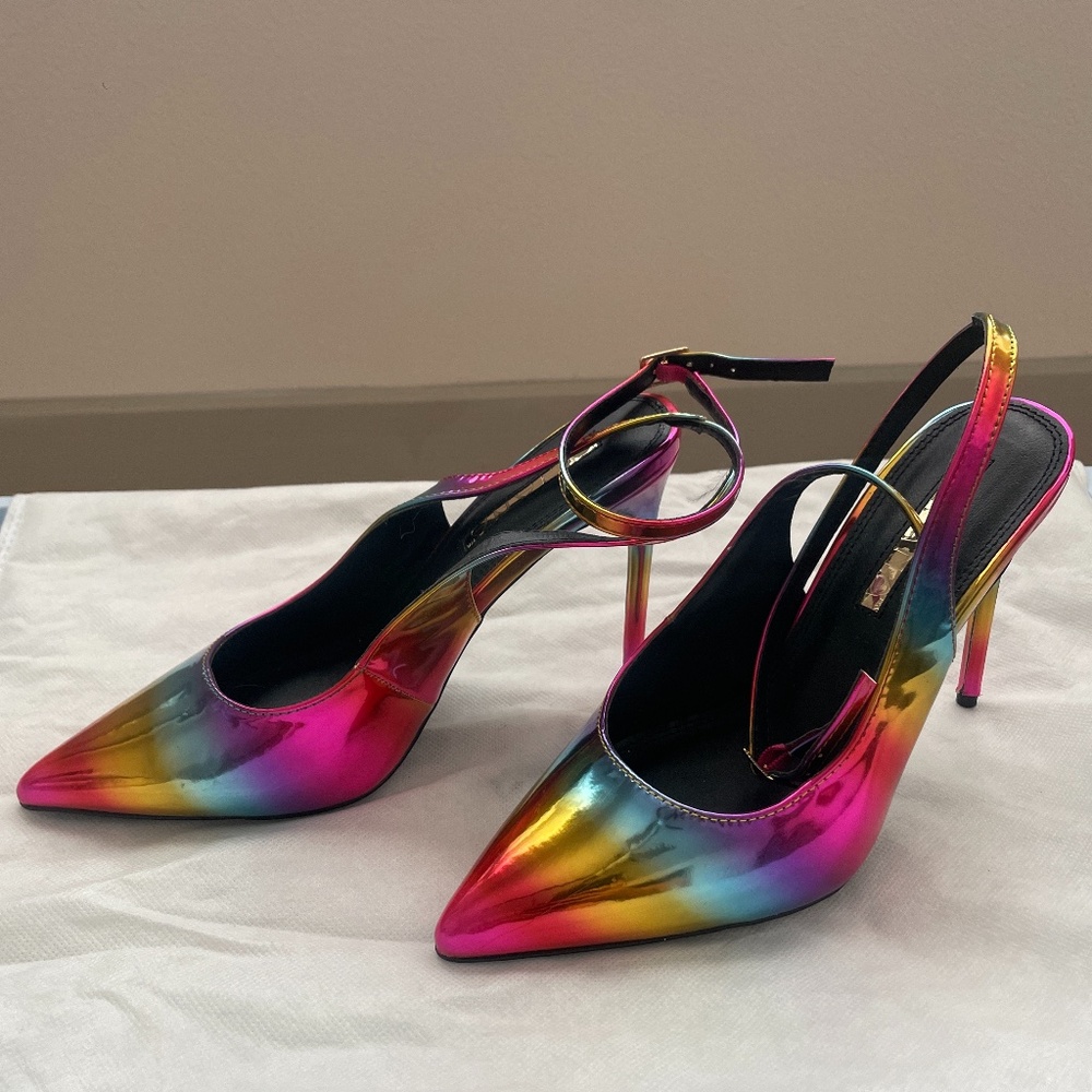 Multi color heels